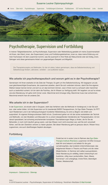 Homepage Susanne Leutner